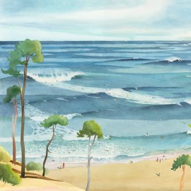 Papier peint Panoramique SURF par Isidore Leroy