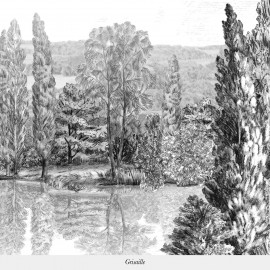 Papier peint Panoramique CAMPAGNE par Isidore Leroy