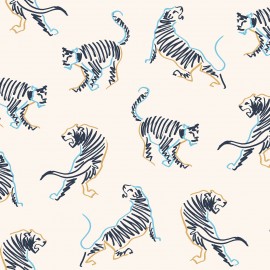 Papier peint MINI TIGRES par Isidore Leroy