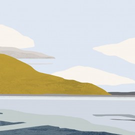 Papier Peint Panoramique paysage Breizh de la collection Poème de l'éditeurs Tenue de Ville