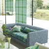 Nouvelle collection de tissus automne 2021 CHENAI fabrics Tissu taffetas BANKURA par Designers Guild