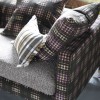 Nouvelle collection de tissus automne 2021 MADHYA fabrics Tissu à motif tartan PATIALI par Designers Guild