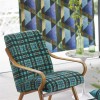 Nouvelle collection de tissus automne 2021 MADHYA fabrics Tissu à motif tartan PATIALI par Designers Guild