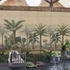 Papier peint Panoramique PALM TRAIL SCENE 1 SEPIA de la collection PAPIERS PEINTS SCENES & MURALS II par Designers Guild