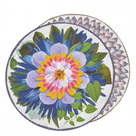 COUSSIN FLORAL ROND FLORIBUNDA RUISSEAU PAR CHRISTIAN LACROIX