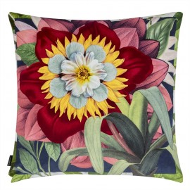 COUSSIN FLORAL CARRE FLOWERWORKS CAMELIA PAR CHRISTIAN LACROIX