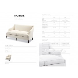 Mobilier Canapé SAINT SIMON deux places et trois places par Nobilis 