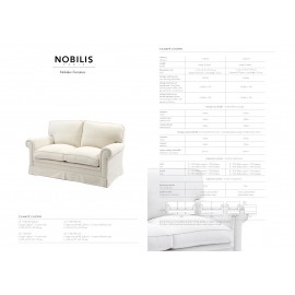 Mobilier Canapé CHOPIN deux places et trois places par Nobilis 