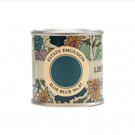 Peinture bleu Sloe Blue No 87 Farrow & Ball Collection Liberty couleur archivée