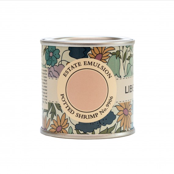 Peinture beige rose Potted Shrimp No 9906 Farrow & Ball Collection Liberty couleur archivée