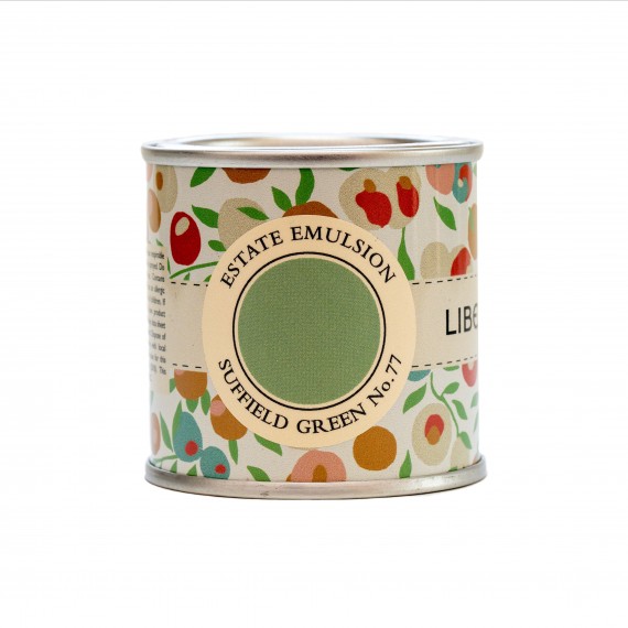 Échantillon peinture verte Farrow and Ball Suffield Green No 77 100 ml 