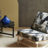 Tissu siège fauteuil MAJURA jacquard nouvelle collection PERIPETIES par NOBILIS