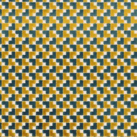 Tissu géométrique pour siège et coussins BAKER STREET nouvelle collection PADDINGTON par Casamance