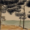 Papier peint panoramique paysage mer HORS SAISON de Elitis Collection 360°