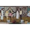 Papier peint panoramique d'hommes et femmes Ndebele de Elitis Collection 360°