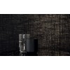 Revêtement mural noir Wishlist 100% Jute sur support intissé de la collection Vestiaire masculin Elitis