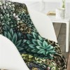 PLAID MADHYA MOSS WOOL floral vert de Designers guild