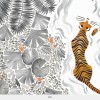 Papier peint panoramique intissé aux motifs animal et végétal Tigres de l'éditeur français de papier peint  Isidore Leroy