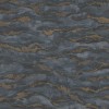 Papier peint abstrait Sohar de Casamance | Bleu Tortue