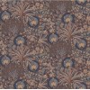 Papier peint végétal Persée de Casamance | Bleu Tortue