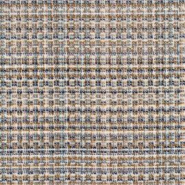 Tissu outdoor Kalymnos de Casamance | Bleu Tortue