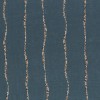 Tissu à rayure Anthère de Casamance | Bleu Tortue