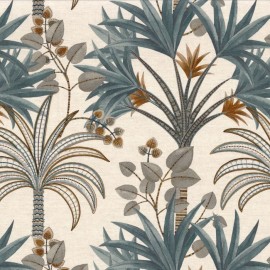 Tissu végétal Bagarade  de Casamance | Bleu Tortue