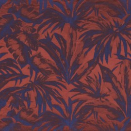 Tissu végétal Maravilla  de Casamance | Bleu Tortue