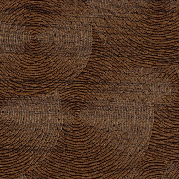 Papier peint Volute d'Elitis | Bleu Tortue 