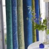 Tissu Rayure chinoise de Designers Guild | Bleu Tortue