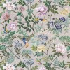 Tissu floral Porcelaine de chine de Designers Guild | Bleu Tortue