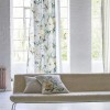 Tissu floral Jardin botanique grande de Designers Guild | Bleu Tortue