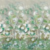 Tissu en lin Fleur Orientale de Designers Guild | Bleu Tortue
