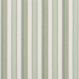 Tissu à rayures Brera Viale de Designers Guild | Bleu Tortue