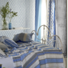 Tissu à rayures Brera Viale de Designers Guild | Bleu Tortue