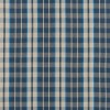 Tissu tartan Brera Piazza de Designers Guild | Bleu Tortue