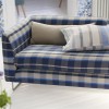 Tissu tartan Brera Piazza de Designers Guild | Bleu Tortue