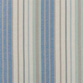 Tissu coton Brera Corso de Designers Guild | Bleu Tortue