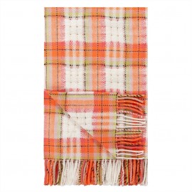  Plaid en laine Woodhall de Designers Guild | Bleu Tortue