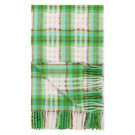  Plaid en laine Woodhall de Designers Guild | Bleu Tortue