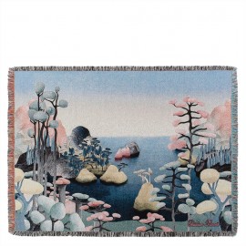 Plaid It's Paradise Agate de Christian Lacroix | Bleu Tortue