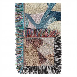 Plaid It's Paradise Agate de Christian Lacroix | Bleu Tortue