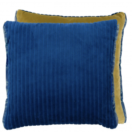 Coussin Cassia Cord par Designers Guild | Bleu Tortue