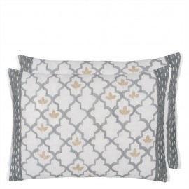 Coussin Pergola Trellis : Coussin de Designers Guild | Bleu Tortue