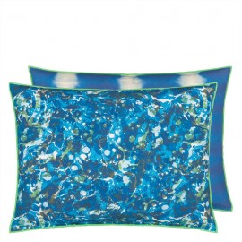 Coussin Outdoor Odisha : Coussin de Designers Guild | Bleu Tortue