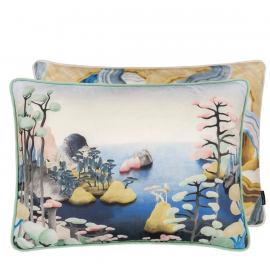 Coussin It's Paradise Agate de Christian Lacroix | Bleu Tortue