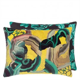 Coussin Precious Iris de Christian Lacroix | Bleu Tortue