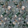 Papier peint Algae Bloom de Christian Lacroix | Bleu Tortue