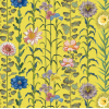 Tissu floral Selam de Christian Lacroix | Bleu Tortue