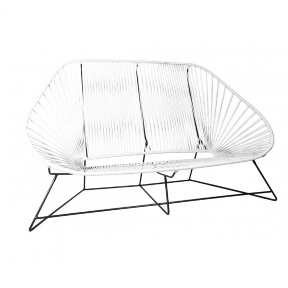 Canapé Acapulco 3 places Boqa | Mobilier pour extérieur | Bleu Tortue